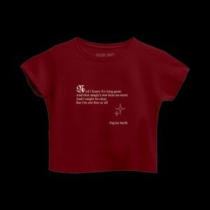 Taylor Swift It’s Long Gone Baby Tee